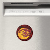 Red Wax Dragon Magnet (In Situ (Geschirrspüler))