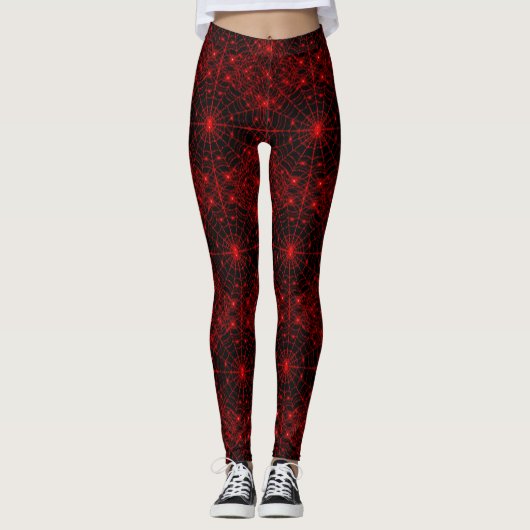 Red Webs Leggings - Spaß (Vorderseite)