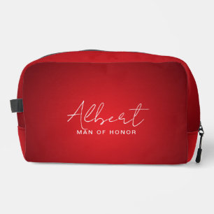 Red Wedding Man of Ehre Personalisiert Waschbeutel