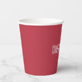 Red Wedding Pappbecher (Vorderseite)