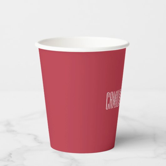 Red Wedding Pappbecher (Vorderseite)