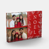 Red Weihnachten 2 Foto Block (Links)