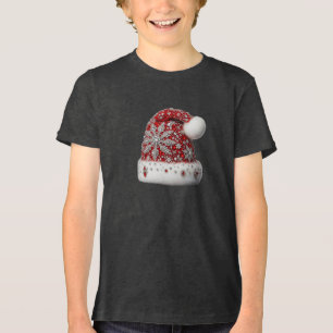 Red Weihnachtsmannmütze Boys T - Shirt