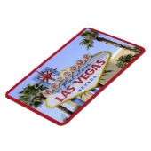 Red Welcome Sign Nevada Las Vegas Magnet (Linke Seite)