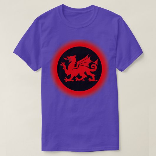 Red Welsh Dragon 1 T-Shirt (Design vorne)