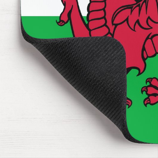 Red Welsh Dragon Mousepad (Ecke)