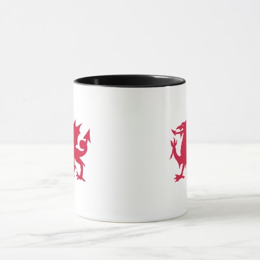Red Welsh Dragon Tasse (Zentrum)