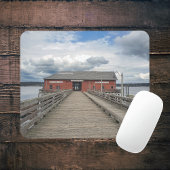 Red Wharf in der historischen Küste von Coupeville Mousepad