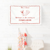 Red Whimsical Frame, das ist mehr italienisch Hoch Banner (Insitu)