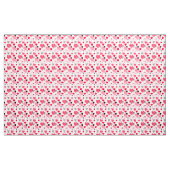 Red Whimsical Hearts Pattern Valentine Stoff (Yard (91,4 cm))