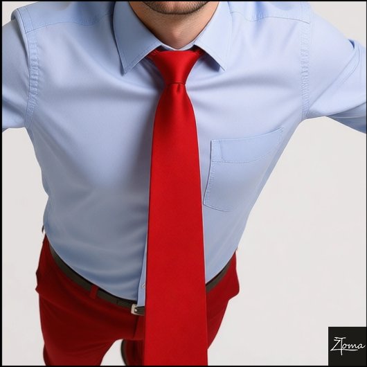 Red Whimsy Krawatte