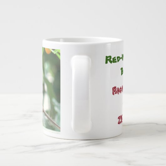 Red-Whiskered Bulbul 20 oz. Tasse von RoseWrites (Rückseite)