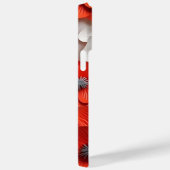RED WHITE 3-D SEHEN POPPONE ANEMONE BLUME Case-Mate iPhone HÜLLE (Rückseite / Rechts)