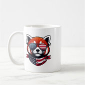 Red White & amp; Blue Bus Driver Crew 4. Juli, S. Kaffeetasse (Links)