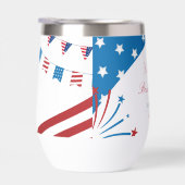 Red White and Blue 4. Juli Brautparty Swag (Rechts)