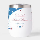 Red White and Blue 4. Juli Brautparty Swag (Vorderseite)