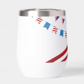 Red White and Blue 4. Juli Brautparty Swag (Rückseite)