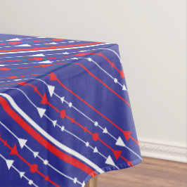 Red White and Blue 4. Juli Party Tischdecke