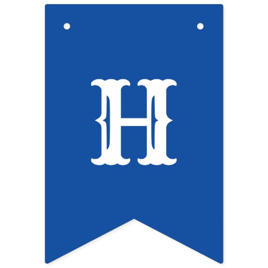 Red White and Blue 4. Juli Party Wimpelkette (Zweite Fahne)