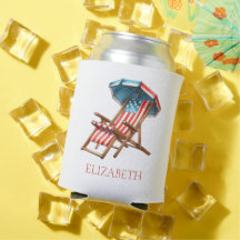 Red White and Blue 4. Juli Strandstuhl