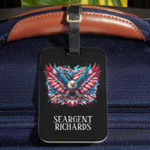 Red White and Blue American Eagle