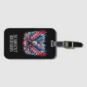 Red White and Blue American Eagle Gepäckanhänger (Vorderseite (Horizontal))