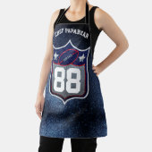 Red White and Blue American Football Team Sports Schürze (InSitu)