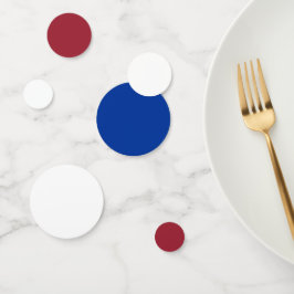 Red White and Blue Amerikanische Unabhängigkeitsta Konfetti