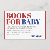 Red White and Blue Books for Baby 4. Juli Begleitkarte (Vorderseite)
