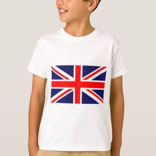 Red White and Blue Cross Flag Großbritannien T-Shirt