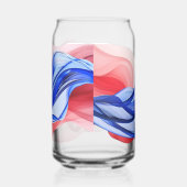 Red, White, and Blue football team colors Dosenglas (Rechts)