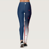 Red White and Blue Freedom Leggings (Rückseite)