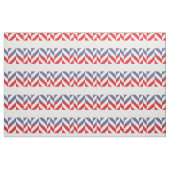 Red White and Blue Geometric ZigZag Stoff (Fat Quarter (45,7 x 55,9 cm))
