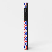Red White and Blue hexagon Muster Case-Mate iPho iPhone Hülle (Hinten/Links)