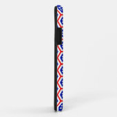 Red White and Blue hexagon Muster Case-Mate iPho iPhone Hülle (Hinten/Rechts)