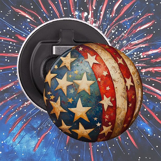 Red White and Blue Patriotic Flaschenöffner