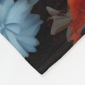 Red White and Blue Patriotic Fleecedecke (Ecke)