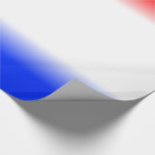 Red White and Blue Patriotic Geschenkpapier (Ecke)