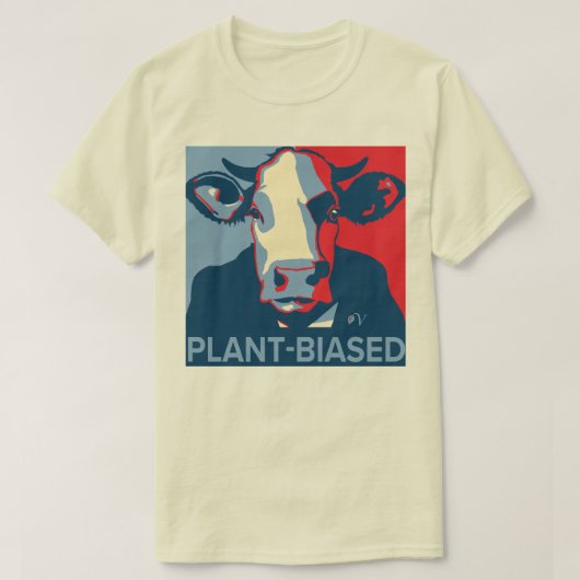 Red White and Blue Pop Art Inspired Cow Tshirt (Design vorne)