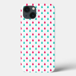 Red White and Blue Raindrop Design Case-Mate iPhone Hülle