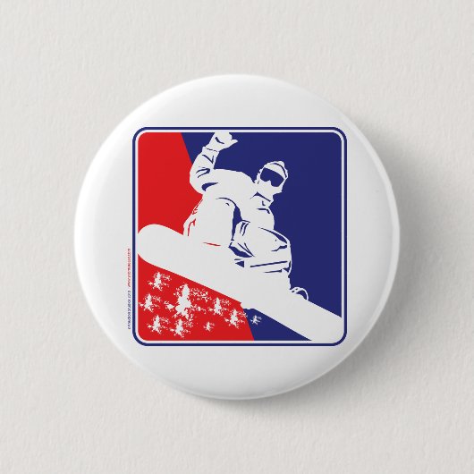 Red-White-and-Blue-Snow-Boa Button (Vorderseite)
