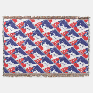 Red-White-and-Blue-Snow-Boa Decke