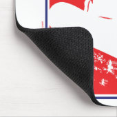 Red-White-and-Blue-Snow-Boa Mousepad (Ecke)