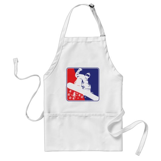 Red-White-and-Blue-Snow-Boa Schürze (Vorne)