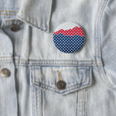 Red, White and Blue Stars (USA) (Vereinigte Staate Button (Beispiel)