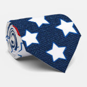 Red, White and Blue Stars (USA) (Vereinigte Staate Krawatte (Gerollt)