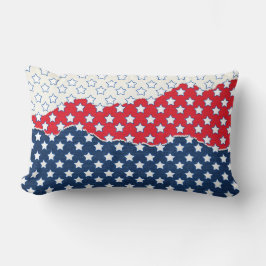 Red, White and Blue Stars (USA) (Vereinigte Staate Lendenkissen
