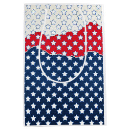 Red, White and Blue Stars (USA) (Vereinigte Staate Mittlere Geschenktüte