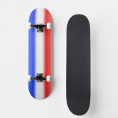 Red White and Blue Stripe der amerikanischen Flagg Skateboard (Vorderseite)