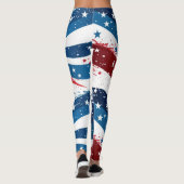 Red White and Blue USA Leggings (Rückseite)